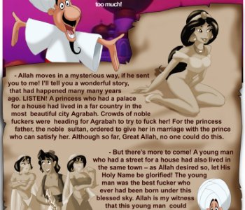 comic Aladdin and The Magic Lamp