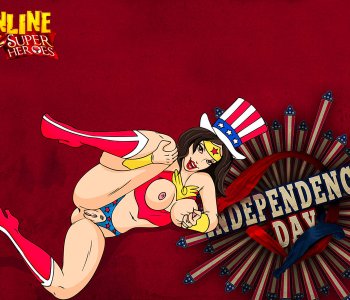 comic Lucky Average Joe gets to fuck the beautiful Wonder Woman