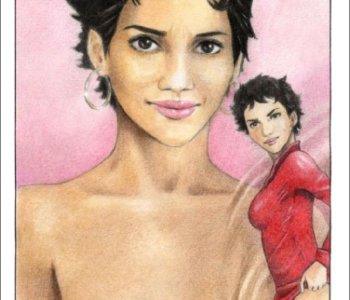 comic Halle Berry