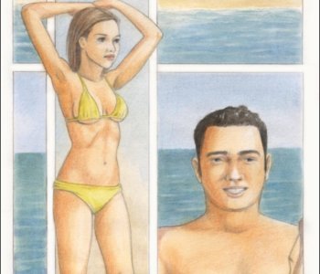 comic Jessica Alba - Beach Sex