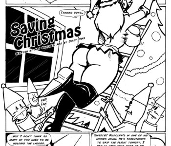 comic Saving Christmas