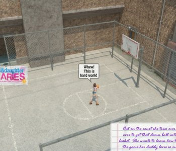 comic Basketball Court