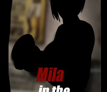 comic Mila in the Shower