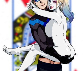 comic Dick N Harley Quinn