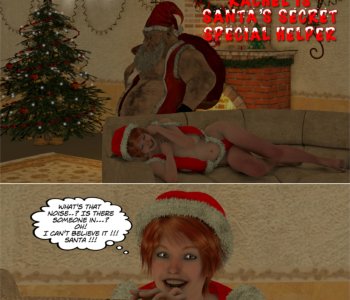 comic Rachel is Santas Secret Special Helper