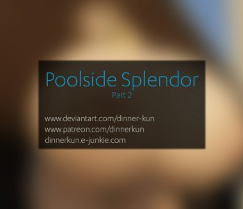 comic Poolside Splendor