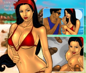 comic Sexy Summer Beach