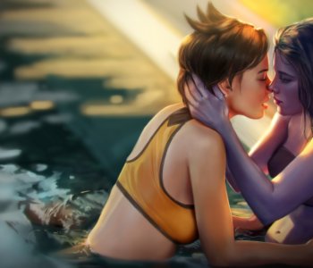 Widowmaker porn and tracer Tracer And