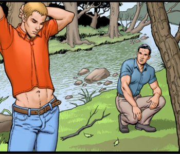 Gay Woods Blowjob - Deep in The Woods Where Men Go | Erofus - Sex and Porn Comics