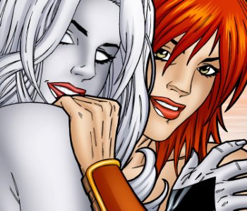 comic Lady Death & Satasha