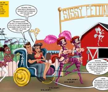 comic Sissy Island Petting Zoo