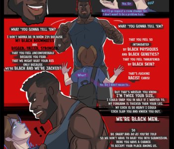 Black On Blonde Interracial Yaoi - The Mostly Black College | Erofus - Sex and Porn Comics