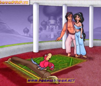 comic Aladdin - Confused Sultan