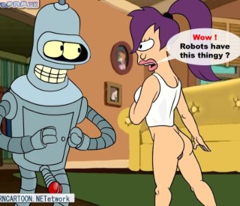 comic Futurama - Robots Dick