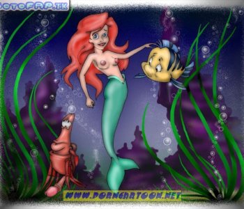 comic The Little Mermaid - Crab and Fish