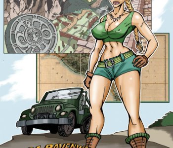 comic Lara Ravenwood and the Golden Phallus of Quetzalcoatl
