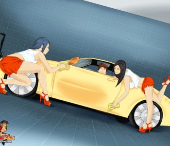 Car Cartoon Sex - Working at the Car Wash | Erofus - Sex and Porn Comics