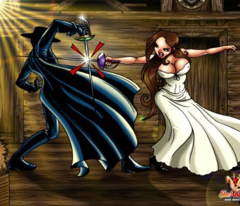 comic Zorro VS Shemale