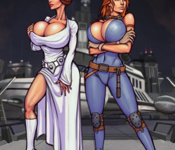 comic Leia and Mara
