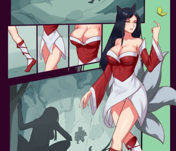 comic Ahri and Katarina Go Wild - League of Legends