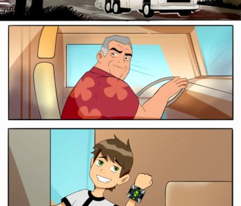 comic Amazing Adventures of Gwen and Her Abusive Grandfather