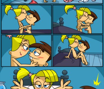 comic Timmy Turner x Veronica Star