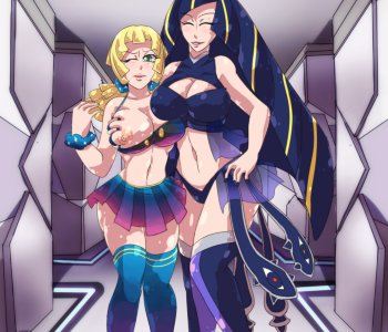 comic Trick or Treat - Lillie and Lusamine