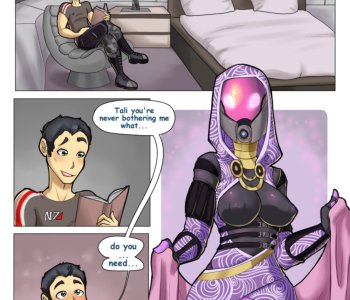 comic Tali x Shepard