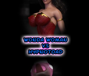 comic Wonda Woman vs Hypnotoad