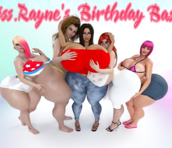 comic Miss Raynes Birthday Bash