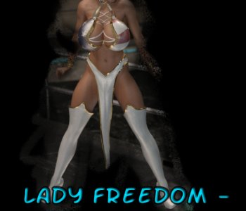 comic Lady Freedom - Trapped!