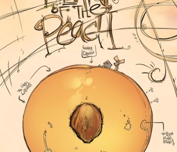 comic Heart of the Peach