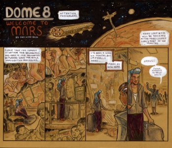 comic Dome 8 - Welcome To Mars
