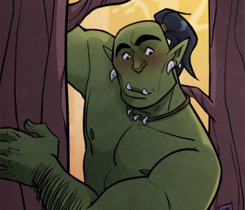 comic The Peeping Orc