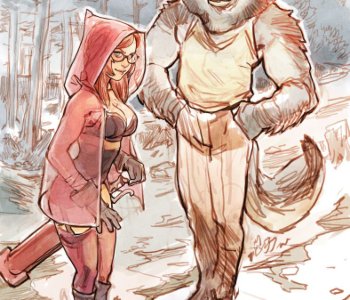 comic Red Riding Hood