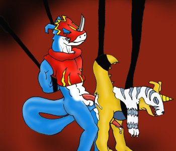 picture ravefox_flamedramon_and_gubumon_bondage.jpg