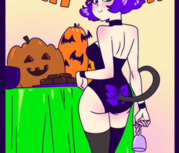 comic Happy Halloween
