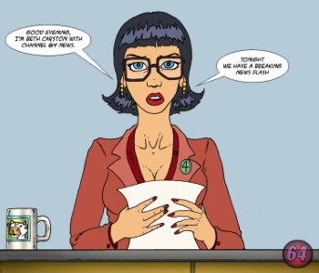 comic News Anchor