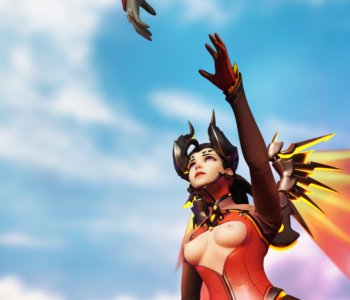 comic Mercy heaven