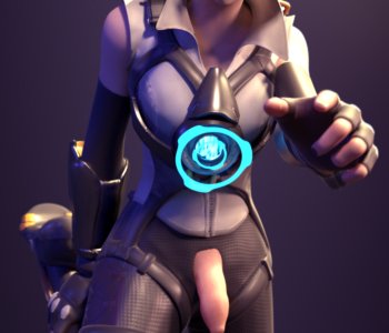 comic Tracer stretching