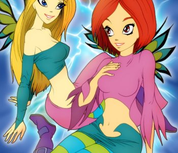 comic Cornelia and Wilma. W.I.T.C.H. Theme wallpaper you can load