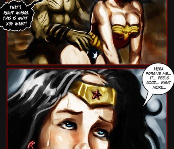 comic Wonder Woman and Azog