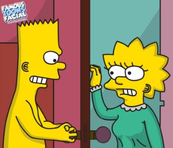comic Simpsons - Bart and Lisa