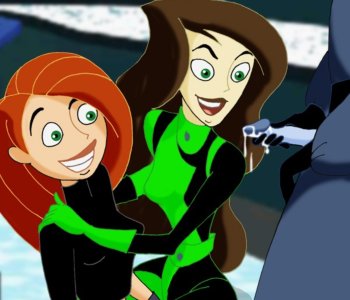 comic Kim Possible and Bonnie