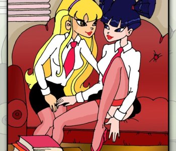comic Stella and Musa Winx in sweet lesbian games