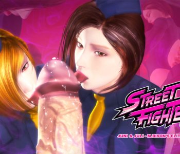 comic Street Fighter - Juni & Juli - M.Bison's Elite Sex Dolls