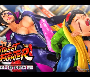 comic Street Fighter - Juri Han & Cammy - Killer Bee & The Spider's Web