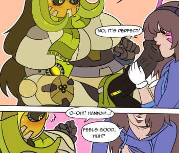 comic D.va x Orisa