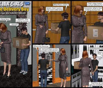 comic Silver Girls - The Delivery Boy