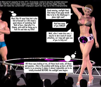 comic Tania & Matt-Tania's Second Sexfight Title Challenge